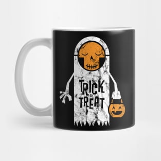 Skeleghost Halloween 2018 Trick or Treat Skeleton Ghost Costume Candy Spooky Goth Gift October Pumpkin Mug